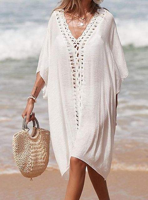 Plus Size Jumpsuit, Swimwear Cover Ups, Swimsuit Cover Ups, Swimwear Cover, Dress Cover, Beach Covers, Cover Up Dress, Outfit Casual, Amelie