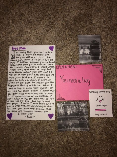 Cute Birthday Gifts For Best Friend Long Distance, When You Miss Me Gifts Cute Ideas, Going To College Gift Ideas Boyfriend, Open Me When Gifts, Cute Things For Long Distance Boyfriend, Cute Small Gifts For Bf, Open When Notes For Best Friend, Boyfriend Deployment Gifts, Diy Gifts For Boyfriend Long Distance Crafts