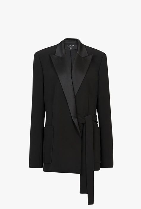 Balmain designer Blazers & Jackets for women Women Abaya, Balmain Designer, Balmain Collection, Designer Clothes For Women, Crepe Blazer, Designer Blazers, Blazer Jackets For Women, Blazer Women, Blazer Set