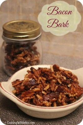 Calling all Bacon lovers - this Bacon Bark is the perfect sweet and salty treat to give or receive!  One bite and you will have your friends and family begging for the recipe. Bacon Bark, Salty Treats, Bacon Lover, Bacon Recipes, Sweet And Salty, Candy Recipes, Healthy Dessert, Sweet Treat, Food Gifts