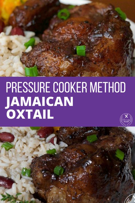 Oxtail Recipes Crockpot, Oxtail Recipes Easy, Jamaican Recipe, Beef Oxtail, Oxtail Recipe, Jamaican Oxtail, Oxtail Recipes, Jamaican Dishes, Using A Pressure Cooker