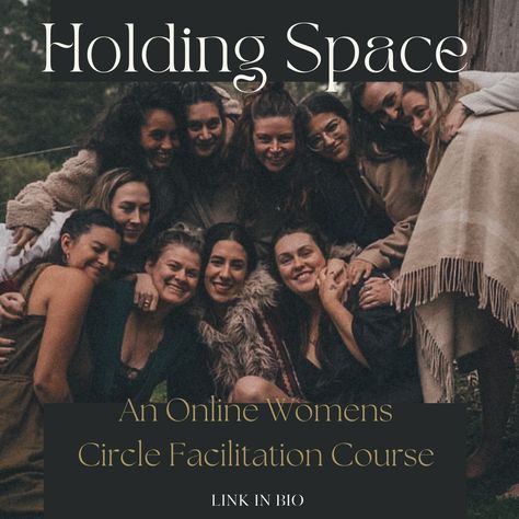 It's time to rekindle trust in your worth, power and capacity to hold sacred space So that you can then show up as the leaders and space holders the Earth needs now This offering is a self paced Women's Circle Facilitation course intended to not only provide the foundational knowledge and skills to start your own circle, but to also offer insight into the deeper workings of women's circle and holding space Holding Space offers potent, necessary and fundamental knowledge in holding Ceremony Meditation Circle Group, Altar Women Circle, Sister Circle Ideas, Women’s Circle Ideas, Womens Circle Ideas, Women Circle Ideas, Women’s Circle, Healed Feminine, Remember Your Worth