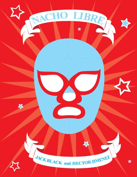 Nacho libre Nacho Libre Art, Nacho Libre Cake, Nacho Libre Mask, Lucha Libre Party, Nacho Party, Movie Night Theme, Nacho Libre, Luchador Mask, Cookie Images