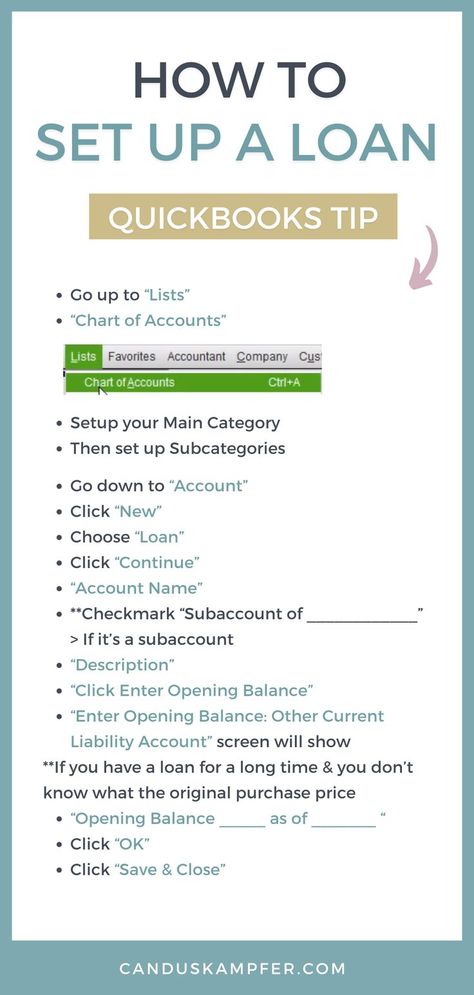 Learn how to Set Up a Loan in QuickBooks for Bookkeepers and Business Owners Bookkeeping Organization, Quickbooks Tutorial, Bookkeeping Course, Accounting Education, Accounting Basics, Accounting Student, Online Bookkeeping, Finance Lessons, Money Savvy