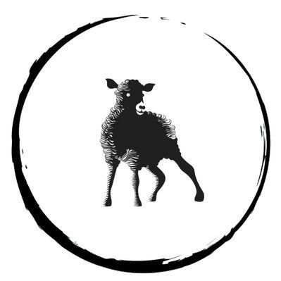 Cute Black Sheep Tattoo, Black Sheep Aesthetic, Black Sheep Tattoo Ideas, Permed Hair Medium Length, Sheep Tattoos, Badger Tattoo, Black Sheep Tattoo, Lamb Tattoo, Sheep Tattoo