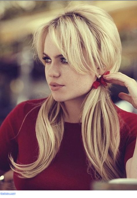 19 bridget bardot pigtails Hairstyles Names, Bridget Bardot, 70s Hair, Pigtail Braids, Pigtail Hairstyles, Women's Hairstyles, Love Your Hair, Long Blonde, Long Braids