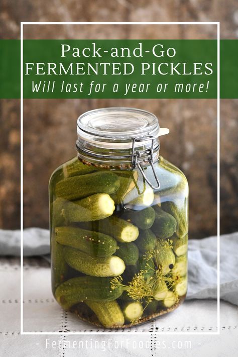 Fermented Pickles Recipe, Fermented Dill Pickles, Lacto Fermented Pickles, Easy Dill Pickles, Fermented Vegetables Recipes, Dill Pickle Recipe, Fermented Veggies, Fermentation Crock, Fermented Pickles