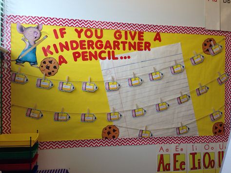 If You Give A Kindergartener A Pencil Bulletin Board, Hungry For A Good Book Bulletin Board, Arthur Classroom Theme, Character Theme Classroom, Storybook Bulletin Board Ideas, Story Book Classroom Decor, Classroom Book Theme, Book Theme Classroom Ideas, Book Characters Classroom Decor