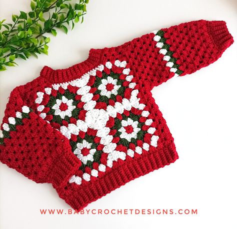 Modern Haken, Crochet Wearables, Crochet Baby Sweater, Crocheting Projects, Crochet Xmas, Modern Crochet Patterns, Haken Baby, Quick Crochet, Patterned Cardigans