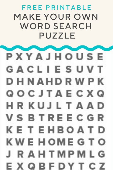 Create Your Own Word Search, Make A Word Search, Homeschool Spelling, Create Word, Free Word Search Puzzles, Work Games, Word Search Puzzles Printables, Free Printable Word Searches, Free Word Search