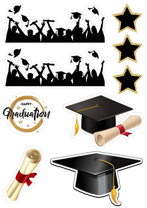 Convocation Cake Topper Printable, Graduation Cake Stickers, Graduation Toppers Printable 2023, Graduation Toppers Printable 2024, Graduation Topper Ideas, Graduation Cake Toppers Printable, Congratulations Cake Topper Printable, Graduation Cake Toppers Free Printable, Graduation Toppers Printable