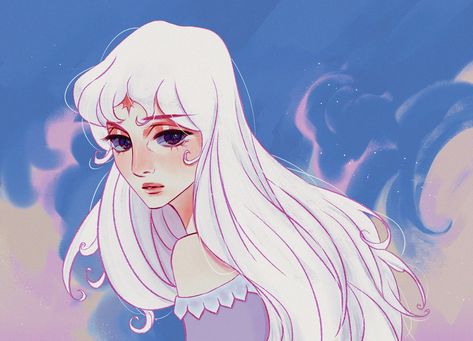 The Last Unicorn Movie, Last Unicorn, The Last Unicorn, Cartoon As Anime, Unicorn Art, Who Am I, White Hair, Art Sketchbook, Traditional Art