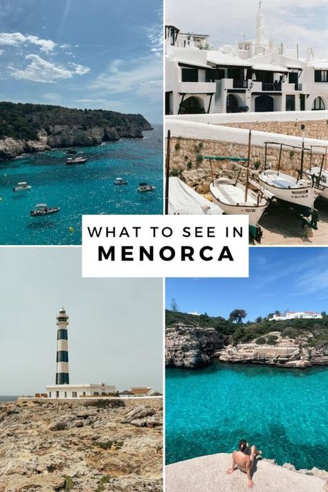 What to see in Menorca in 3 days - a complete itinerary for #Menorca #Spain Barcelona Where To Stay, Thailand Packing List, Menorca Spain, Spain Itinerary, Barcelona Hotels, South America Travel, Travel Info, Menorca, Greek Island