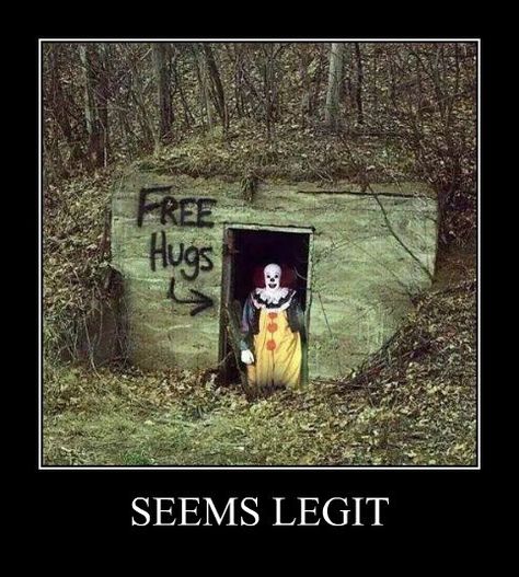 Memes for Men pt.17 - my most saved meme repinned by far. Es Pennywise, Horror Movies Funny, Scary Movie Characters, Halloween Memes, It The Clown Movie, Horror Movie Icons, Funny Horror, Movie Memes, Creepy Clown