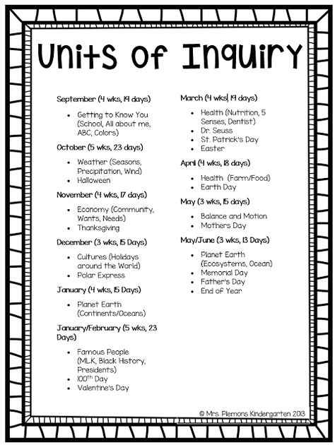 The Elementary Entourage: Cramming It All In: Full Day Schedule in Kindergarten Lesson Plan Themes Elementary, Monthly Kindergarten Themes, Monthly Social Studies Themes, Kindergarten Homeschool Subjects, Kindergarten Weekly Schedule, Kindergarten Themes By Month, Kindergarten Monthly Themes Lesson Plans, Kindergarten Homeschool Monthly Themes, Monthly Themes For Kindergarten