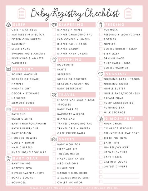 BABY REGISTRY GUIDE // + FREE PRINTABLE REGISTRY CHECKLIST Sofia Grace, Baby Registry Guide, Registry Must Haves, Newborn Checklist, Registry List, Baby Registry List, Baby Registry Checklist, Registry Checklist, Baby Registry Must Haves