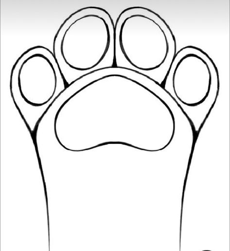 Paw Template, Fursuit Paws, Template Free Printable, Templates Printable Free, No Credit, Free Printable, Pins, Quick Saves