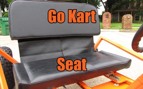 go kart seat 2 Seater Go Kart, Leather Bench Seat, Homemade Go Kart, Go Cart, Electric Go Kart, Go Kart Plans, Diy Go Kart, Go Carts, Leather Bench