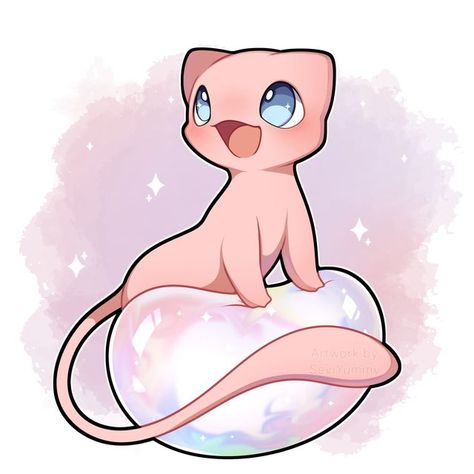 Cute Pokemon Pfp, Eevee Cute, Mew And Mewtwo, Pokemon Mew, Ghost Pokemon, Fanart Illustration, Pokemon Alola, Pokemon Stickers, Cute Pokemon Pictures