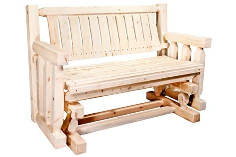 Timber Frame Barn, Outdoor Glider, Sawn Timber, Patio Glider, American Frontier, Sectional Sofa With Recliner, Lawn Furniture, Glider Rocker, Into The Wood