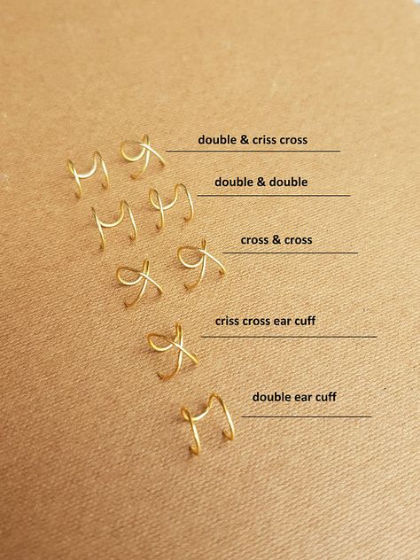 Piercings Oor, Pierce Ear, Spiderbite Piercings, Rose Gold Ear Cuff, Simple Ear Cuff, Etsy Diy, Piercings Unique, Etsy Ideas, Gold Ear Cuff