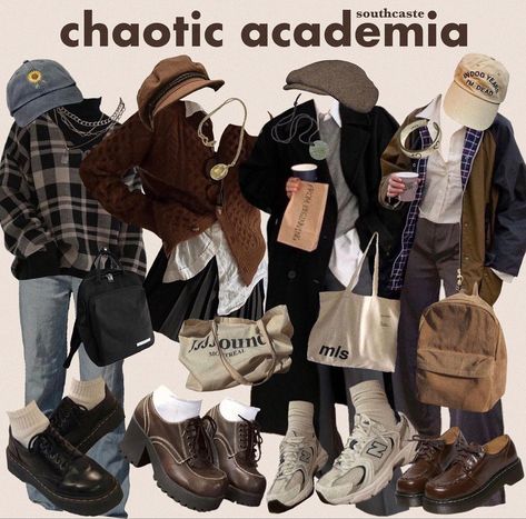 Chaotic Academia Aesthetic Outfit, Chaotic Academia Outfits, Chaotic Academia Aesthetic, Academia Aesthetic Outfit, Dark Academia Outfits, Chaotic Academia, Niche Memes, Academia Outfits, Academia Style