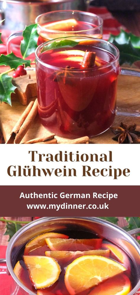 Glühwein White Gluhwein Recipe, German Mulled Wine, Gluhwein Recipe Germany, Glu Wine Recipe, Glu Wine, Wassail Recipe Traditional, Rumtopf Recipe, German Gluhwein Recipe, Authentic Gluhwein Recipe