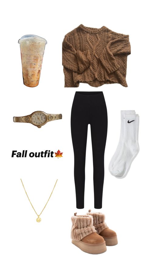 Leggings, sweater, and Ugg boots. The perfect outfit for fall weather Leggings Uggs Outfit, Ugg Boots Outfit Leggings, Ugg Boots And Leggings, Ugg Boots Outfit Fall, Ugg Boots Outfit, Outfit Leggings, Outfit For Fall, Boots And Leggings, Cozy Fall Outfits