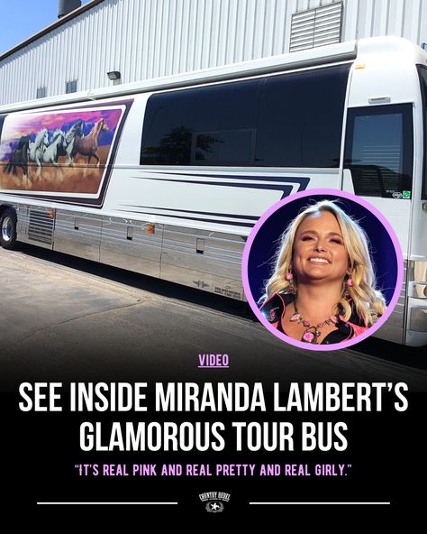 See inside Miranda Lambert's stunning tour bus HERE ➡️ https://go.countryrebel.com/see-inside-miranda-lambert-tour-bus New Post Malone, Miranda Lambert Song Quotes, Miranda Lambert Husband, Miranda Lambert Song Lyrics, Miranda Lambert Lyrics, Miranda Lambert News, Miranda Lambert Videos, Miranda Lambert Songs, Tv Mounted