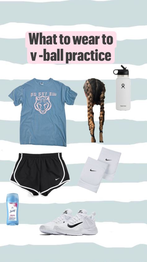 #vball #fit #vballfit #sporty #volleyball #volleyballout #practice #athletics Vball Practice Outfit, What To Wear To Volleyball, What To Wear To Volleyball Camp, Things To Wear To Volleyball Practice, Volley Ball Fits, Outfits For Volleyball Practice, Volleyball Practice Outfits, Vollyball Outfits, Outfit Shuffles