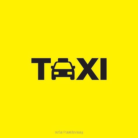 Taxi Logo Design, Logo Taxi, Taxi Logo, Place Logo, Typography Logo Inspiration, Service Logo, Graphic Tshirt Design, Logo Food, Taxi Service