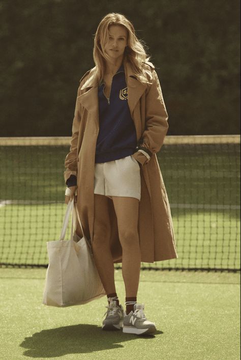 shorts + trench coat Outfits With Trench Coats, Body Positive Fashion, Stylish Activewear, Double Breasted Trench Coat, Sweaty Betty, Good American, Trench Coats, Lifestyle Brands, Athleisure