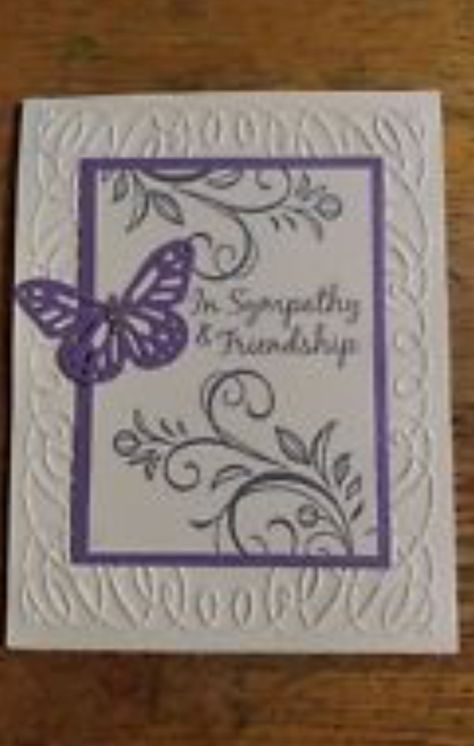 Handmade Sympathy Card, Stampin Up Sympathy Cards, Falling Flowers, Stampin Up Birthday Cards, Sympathy Cards Handmade, Snowman Christmas Cards, Flowers Butterfly, Card Making Supplies, Gift Tag Cards