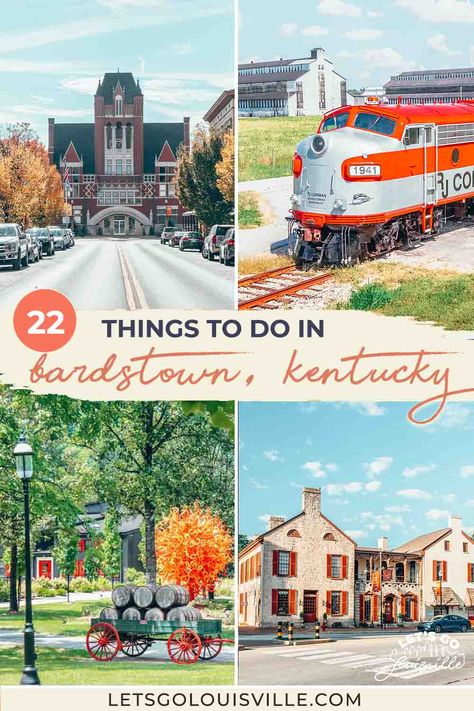 Kentucky Tourism Things To Do, Bardstown Kentucky Christmas, Places To Go In Kentucky, Kentucky Must See Things To Do, Bardstown Ky Things To Do, Kentucky Trip Ideas, Kentucky Travel Places To Visit, Kentucky Bucket List, Kentucky Things To Do