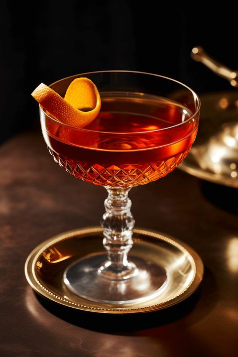 Discover how to whip up 5 variations of the classic Manhattan cocktail in just minutes. Try cocktails like the Rob Roy, Red Hook, Coffee Manhattan, Aperol Manhattan, and Manhattan Iced Tea. Each drink has its unique twist, like the Aperol Manhattan, which mixes orange and rhubarb flavors with whiskey for a delightful blend of sweetness and bitterness. Make your next gathering special with these quick and easy cocktail recipes that you can enjoy at home. Perfect for parties or a cozy night in. Classic Manhattan Cocktail, Easy Cocktail Recipes, Strong Cocktails, Manhattan Cocktail, Homemade Cocktails, Easy Cocktail, Rob Roy, Twisted Recipes, Party Punch