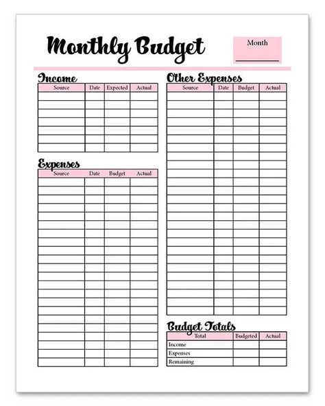 Monthly Budget Excel, Financial Budget Planner, Monthly Budget Sheet, Excel Budget Spreadsheet, Free Budget Printables, Budget Planner Free, Budget Template Free, Budget Sheet, Weekly Budget Planner