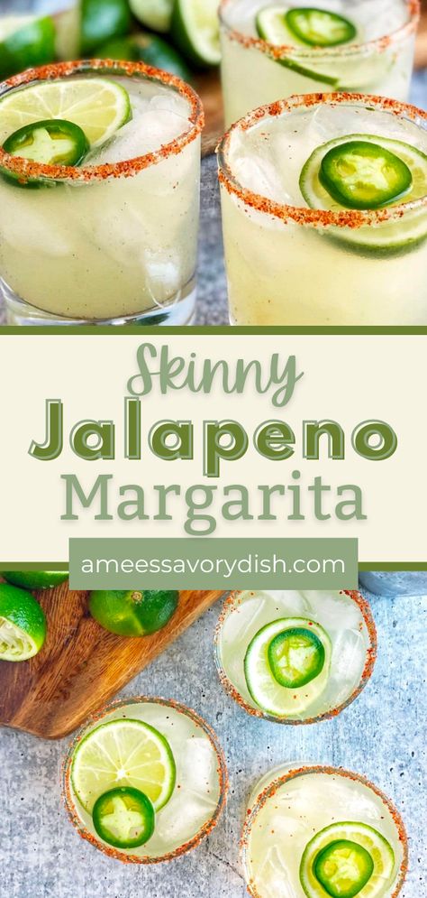 Spicy Margarita Recipe, Coconut Margarita, Spicy Drinks, Margarita Ingredients, Easy Margarita, Jalapeno Margarita, Spicy Margarita, Vodka Recipes, Margarita Recipe