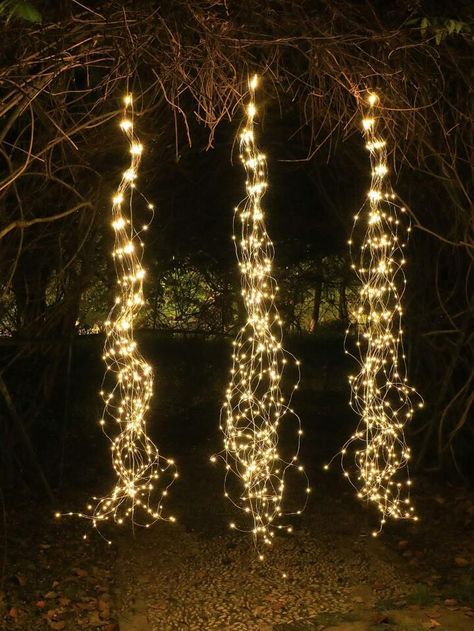 Firefly Wedding, Patio Wedding, Fireworks Design, Horse Tail, Glam Christmas, Led Tree, Lighting Lamp, Lampe Decoration, Branch Design