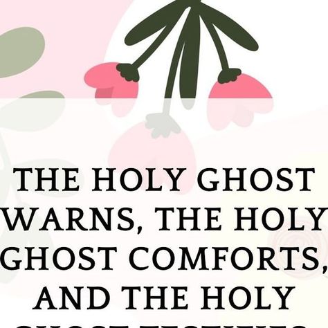 InspirationsFamily&Calling on Instagram: "I am so grateful that when we are baptized into the Church of Jesus Christ of Latter Day Saints, we are given a member of the godhead to be our companion. The Holy Ghost is such a blessing in my life. Studying about the Holy Ghost has only deepened my admiration and gratitude for him. I am grateful for the witnesses I have received from the Holy Ghost. The witness of my Savior, Jesus Christ and our Heavenly Father ♥️   Here’s a great talk the can tell you more about the Holy Ghost: https://www.churchofjesuschrist.org/study/general-conference/2017/04/how-does-the-holy-ghost-help-you?lang=eng" Holy Ghost Talk, Ghost Party, The Witness, My Savior, I Am So Grateful, Ghost Photos, Church Of Jesus Christ, General Conference, Latter Days