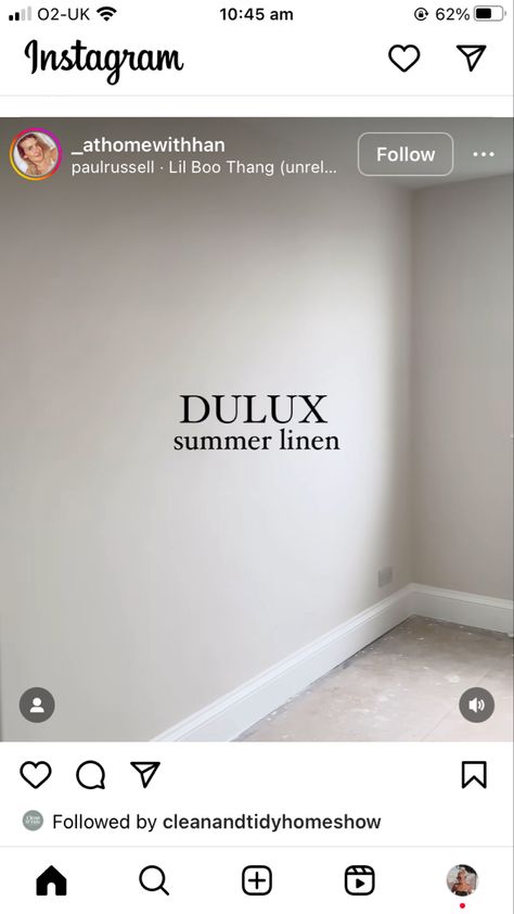 Summer Linen Dulux Paint Living Room, Dulux Summer Linen Living Room, Lounge Paint Colours, Summer Linen Dulux Paint, Dulux Summer Linen, Dulux Paint Colours, House Renovation Design, Greige Walls, Room Wall Colors