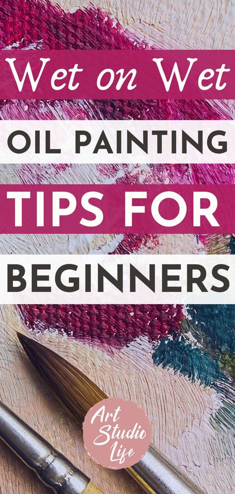 Oil Painting Inspo For Beginners, Oil Paint Ideas For Beginners, Learning Oil Painting, Acrylic And Oil Painting, Wet On Wet Oil Painting, Oil Painting Beginner Ideas, Underpainting Oil Painting Techniques, Oil Painting Toturials, Diy Oil Painting Canvas Ideas