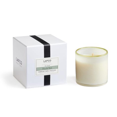 PRICES MAY VARY. SCENT - Feu de Bois evokes fresh pine falling on curls of sandalwood & rare Virginia cedarwood. Smoky leather accords, frankincense & nuances of vanilla are tranquil and comforting. CLEAN BURN - Characterized by a slow burn, our renewable and non-toxic soy wax candles release fragrance gradually & evenly. We use highly concentrated essential oil-based fragrances to deliver a true, long-lasting scent. REUSABLE VESSEL - Each hand blown glass vessel is beautifully crafted to enhanc Lafco Candles, Specialty Candles, Classic Candles, One Candle, 3 Wick Candles, Slow Burn, Wax Candles, Glass Vessel, Painting Supplies