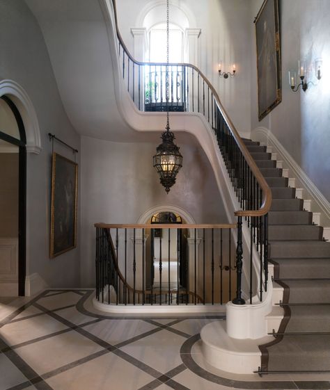 Understated Luxury by Albion Nord - Drummonds Albion Nord, Globe Lantern, Ben Johnson, Brick Flooring, Jigsaws, Chateau France, English Design, Cinema Room, Grand Staircase