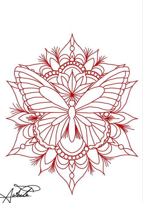 🦋 Moth Mandala, Artistic Tattoos, Thumb Tattoos, Whimsical Tattoos, Geometric Mandala Tattoo, Cool Tattoo Drawings, Easy Drawings For Beginners, Geometric Tattoo Design, Tramp Stamp