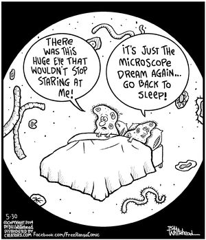 Free Range-Eye Microbiology Humor Memes, Microbiology Humor, Science Teacher Quotes, Laboratory Humor, Biology Jokes, Biology Memes, Lab Humor, Science Cartoons, Quotes Funny Life