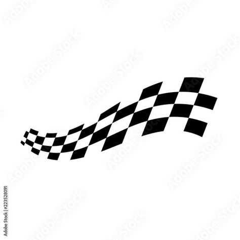 Stock Image: Race Flag Design Vector Illustration Racing Flag Design, Cycle Painting, Race Flag, Racing Flag, 4k Wallpaper Iphone, Flag Tattoo, Flag Vector, Car Graphics, 4k Wallpaper