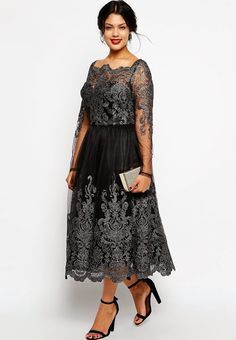 Plus Size Dresses on Pinterest | Ashley Stewart, Plus Size Fashion ... Plus Size Body Shapes, Xl Mode, Midi Bridesmaid Dress, Moda Curvy, Sukienki Plus Size, Mother Of Groom Dresses, Plus Size Formal, Plus Size Formal Dresses, Modest Clothing