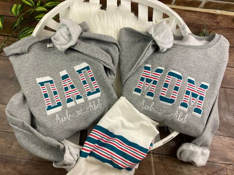 🌸 **Custom Embroidered MAMA Apparel - Choose Your Style and Fabric 🌸 This listing is for the swaddle blankets we have in stock. If you would like to send us your blanket, please refer to this listing: https://www.etsy.com/listing/1663553801/mama-sweatshirt-from-baby-clothes-onsies Elevate your style with our personalized embroidered shirts and sweatshirts! Each piece is carefully crafted to make you feel special. Here's what you can choose: 🌟 **Style Options 1. **Jerzees Sweatshirt Cozy up in Going Home Outfits For Mom After Birth, Hospital Blanket Keepsake, Going Home Outfit For Mom, Hospital Swaddle, Hospital Blankets, Gifts For Grandma, Embroidered Shirts, Baby F, Comfort Colors Sweatshirt