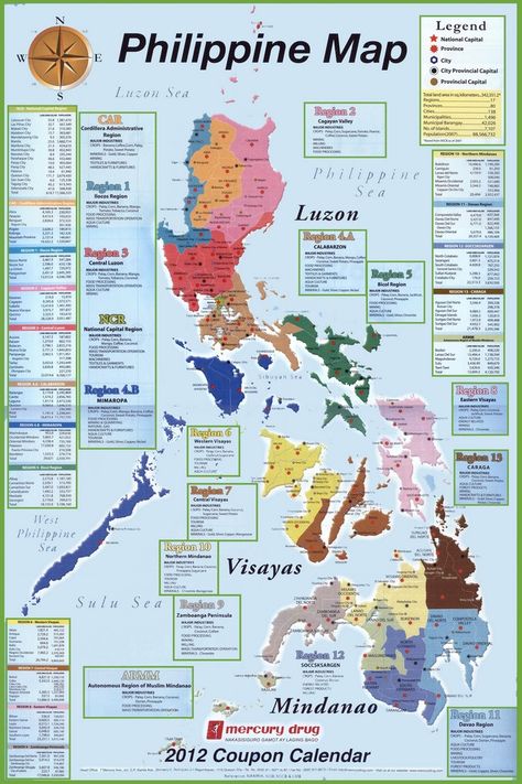 Administrative Divisions Map Of Philippines Map Of The Philippines Printable, Philippine Map With Regions, Philippines Geography, Map Of The Philippines, Phillipines Travel, Birthday Tarpaulin, Cagayan Valley, Tarpaulin Design, Cursive Worksheets