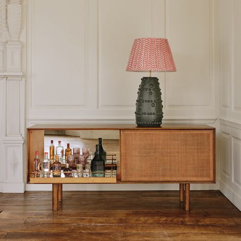 Tivoli Bar Cabinet Julian Chichester, Pretty Furniture, Low Sideboard, Drinks Bar, Chichester, Hard Wood, Furniture Upholstery, Bar Cabinet, Cabinet Furniture